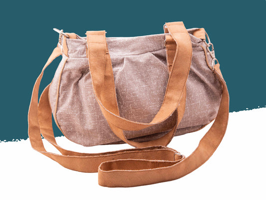 HandtaschenLiebe „Erinnerungsglück“ – handgemachte Handtasche mit Upcycling-Futter