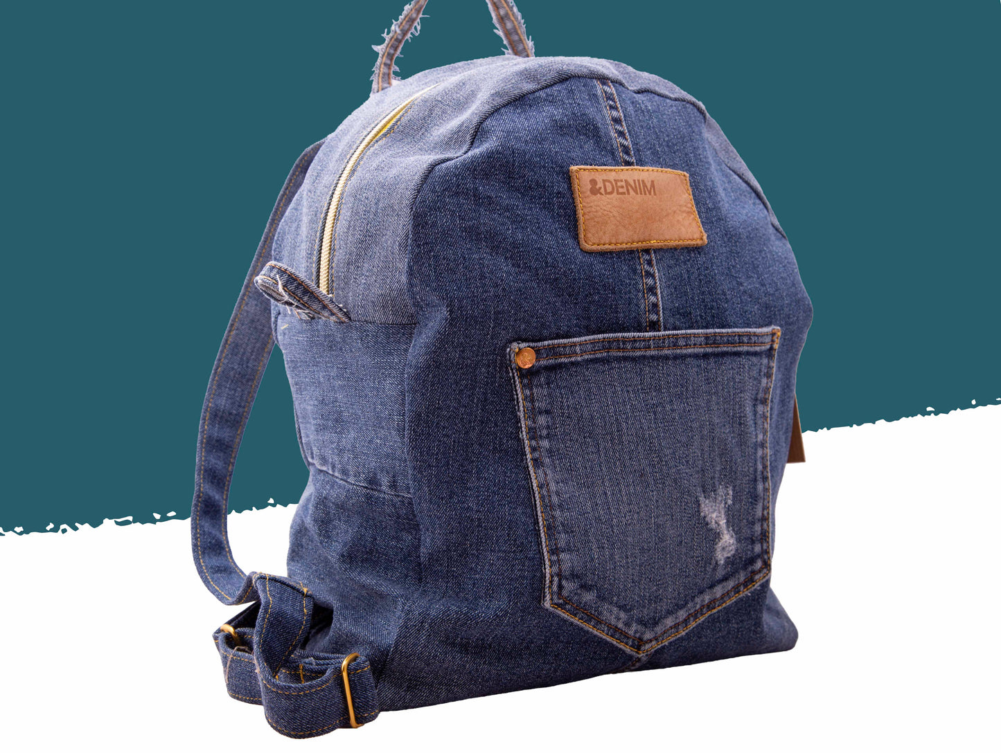 RucksackLiebe „Jeansreise“ – Upcycling-Rucksack aus Jeans