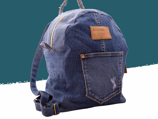 RucksackLiebe „Jeansreise“ – Upcycling-Rucksack aus Jeans