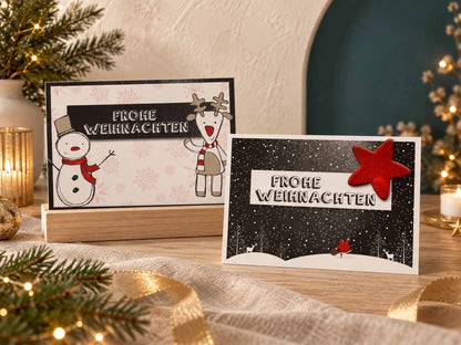 Weihnachtsfreunde – Winterzauber in Rot & Schwarz
