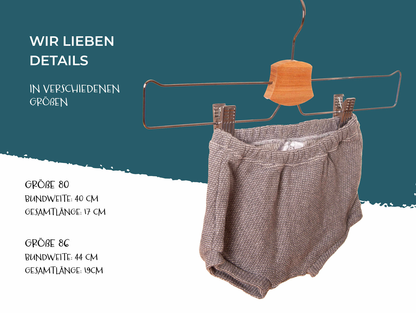 Bummies Kuschelgrau
