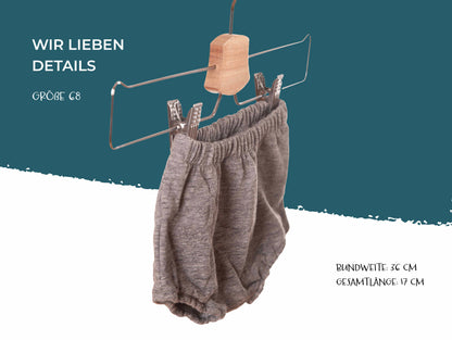 Bummies Naturgrau