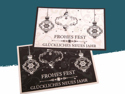 Festglanz – Weihnachten in Schwarz & Weiß