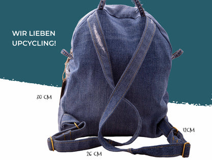 RucksackLiebe „Jeansreise“ – Upcycling-Rucksack aus Jeans