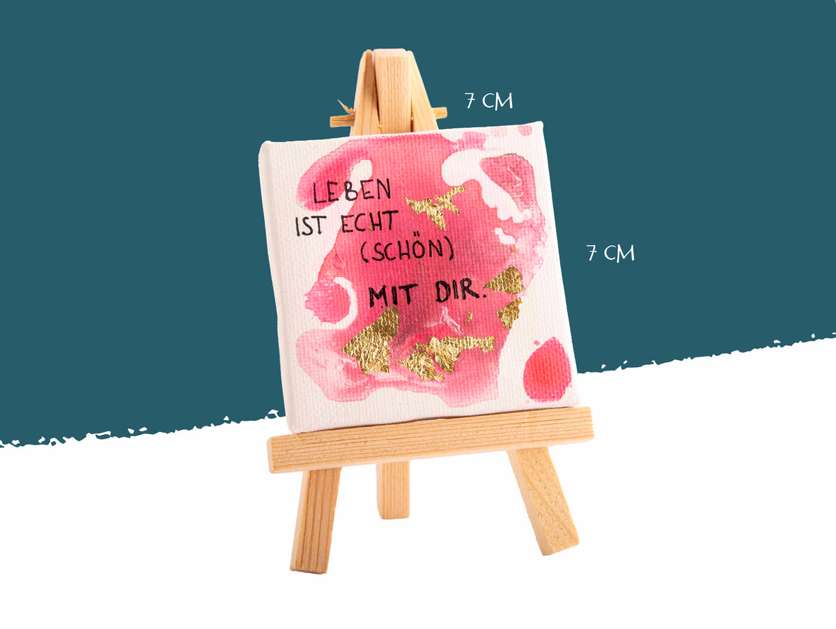 Mini Messages – Pink & Gold