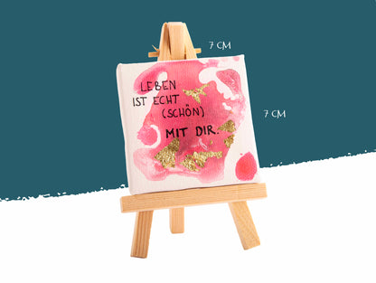 Mini Messages – Pink & Gold