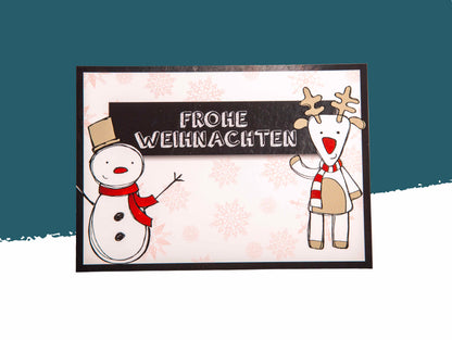 Weihnachtsfreunde – Winterzauber in Rot & Schwarz