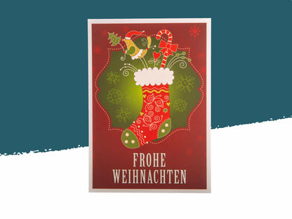 Weihnachtszauber – Festliches Postkartenquartett