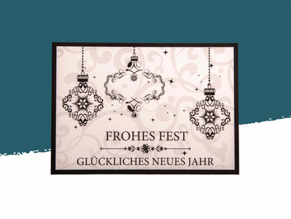 Festglanz – Weihnachten in Schwarz & Weiß