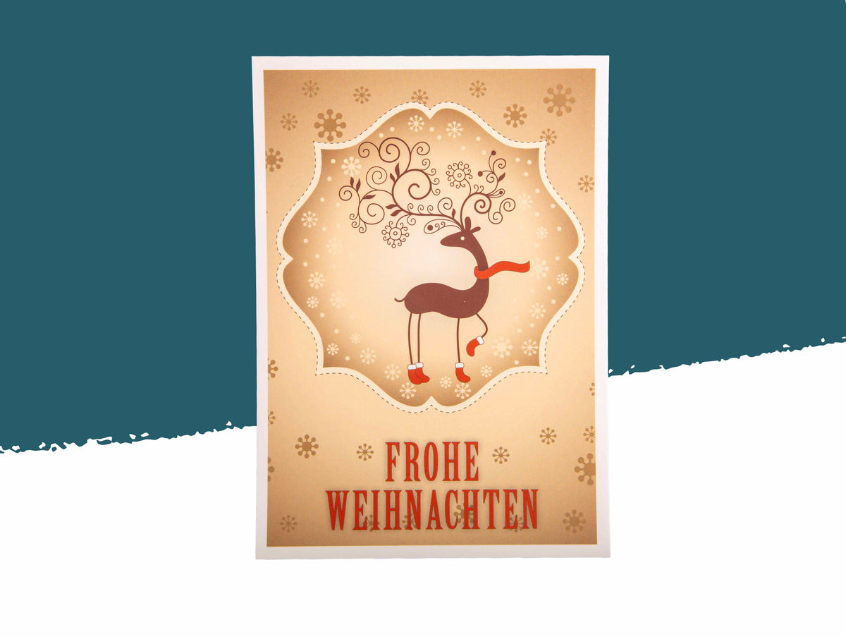 Weihnachtszauber – Festliches Postkartenquartett