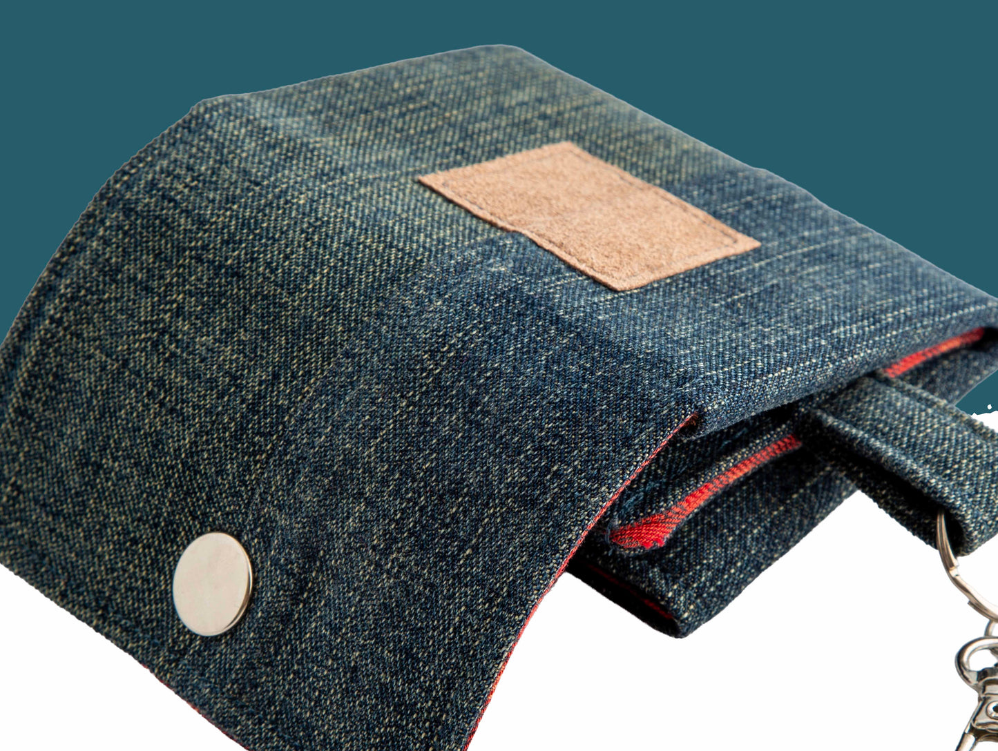 Geldbeutel Denim Check