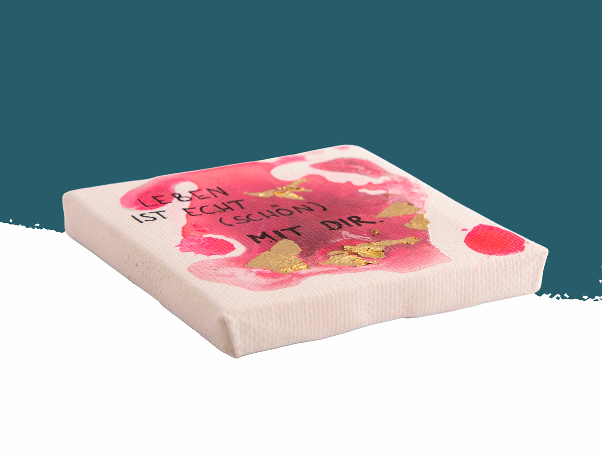 Mini Messages – Pink & Gold