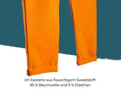 HosenLiebe „Senfgold“ – handgemachte Kinderhose aus Sweat