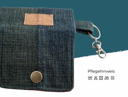 Geldbeutel Denim Check